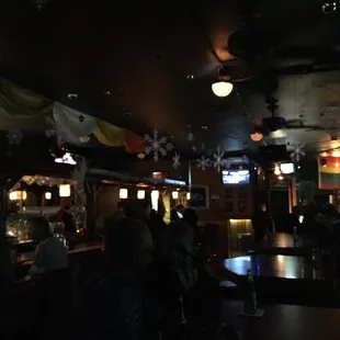 people sitting at the bar