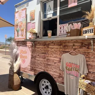 Cute truck with merch available as well