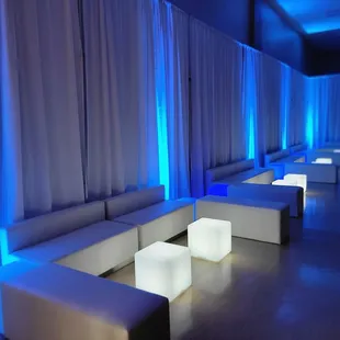 Pipe and Drape and lots of group seating