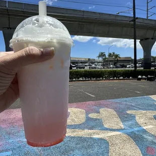 Guava Italian Cream Soda