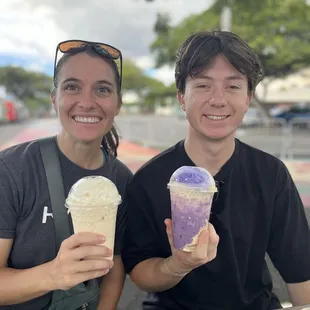 PB milkshake and Ube Macapuno $10 each