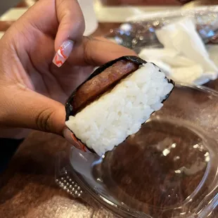 33. Grilled Spam Musubi