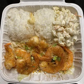 24. Garlic Shrimp Plate