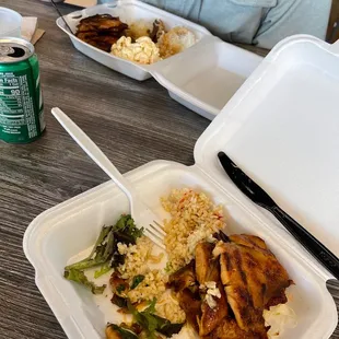 Mini Hawaiian chicken. Very salty, but had good flavor.