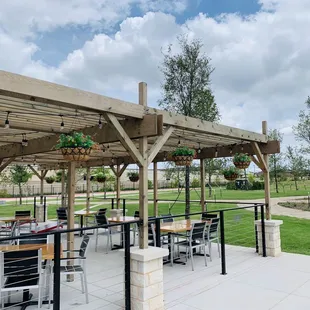 Nice outdoor seating