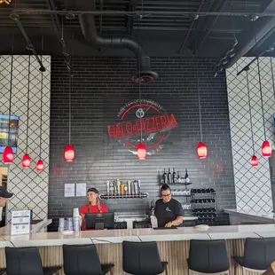 The bar.