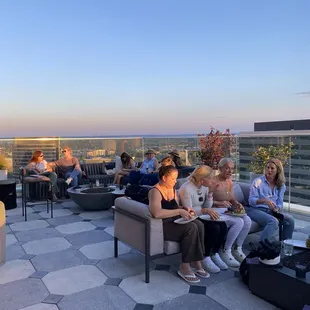 Rooftop patio