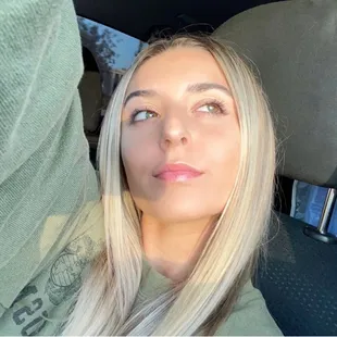 my blonde hair!