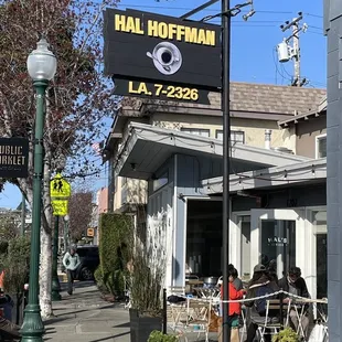 Outside Hal's office, it's small and cute!