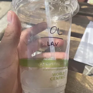 Oak Milk Lavender Latte