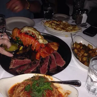 Lobster &amp; Bone-In Ribeye