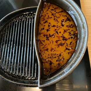 Halves Boiling Pot + Grill