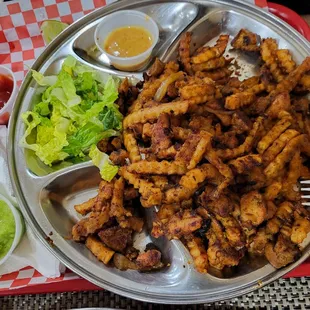 Chicken masala chips