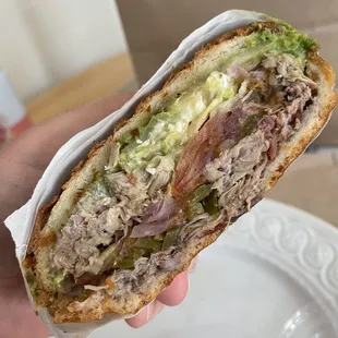 Tortally Insane carnitas sandwich