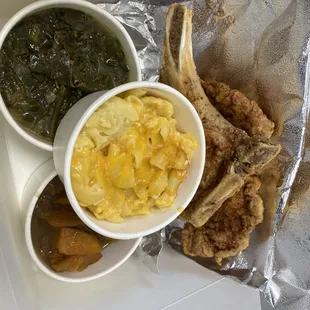 a plate of food