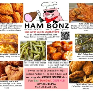 chicken wings and fried chicken