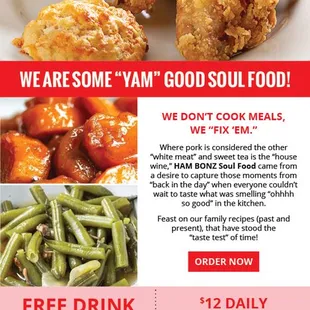 chicken wings and fried chicken