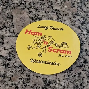 Refrigerator magnet. They gave one to me just for walking by. I'll have to return one day!