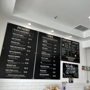 Menu as of 6/28/2023