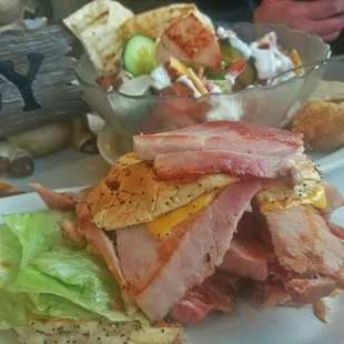 Double Dearborn Ham Sandwich