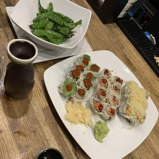 Yellowtail Cilantro Roll Lunch Special