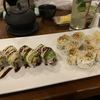 7. Spicy Eel Mango Roll