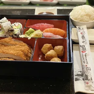 Pork katsu bento