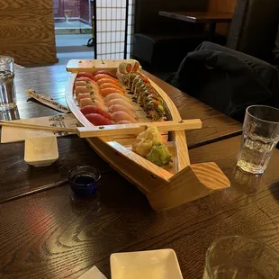 Sushi And Sashimi For Two Entree