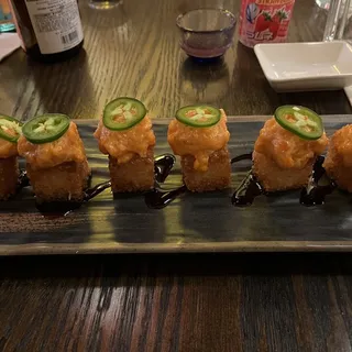 Crispy Rice with Spicy Tuna(6pcs)