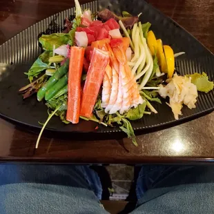 Once Again,  Sashimi Salad.