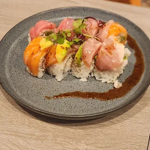Spicy Rainbow Roll