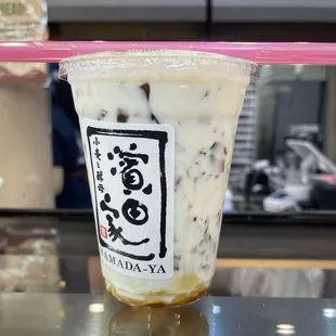 Looking good! Hahh - coffee jelly milk