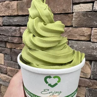 Green Tea soft serve ($4.50)
