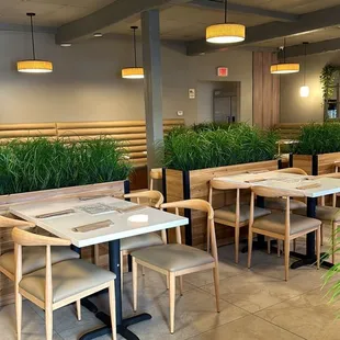 tables and benches