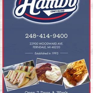 Menu 1/6 - July 2018