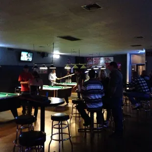 pool tables and billiards