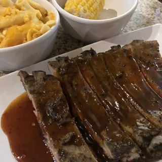 46. Five Baby Back Ribs with 2 Sides