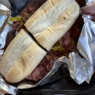 41. Smoked Pastrami Sandwich with 1 side