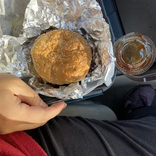 42. Brisket on a Bun with 1 side