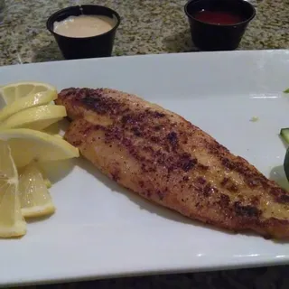 64. Fillet of Sole with 2 8oz Sides