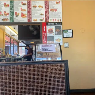 a man behind the counter