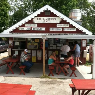 Front view of Hamburger Haus, Dundee, WI.
