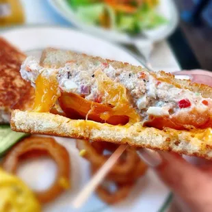 Closer look of the Tuna Melt.