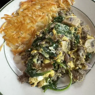 Mushroom and Jack Omelet