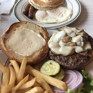 Mushroom Cheeseburger