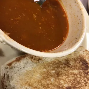 Menudo tasted ok. Bread was nasty