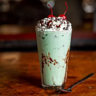 Mint Chocolate Chip Milkshake