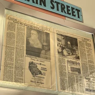 the front page of main street