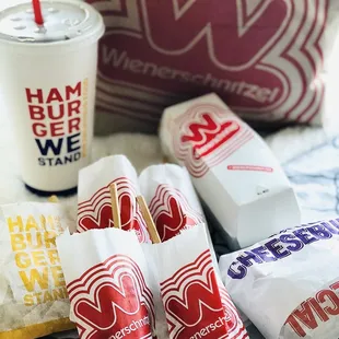 Sweet joy , corn dogs and chili dogs &amp; fries