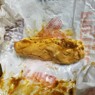 1st visit to Hamburger Stand, there was no line nor wait and this is what we received.